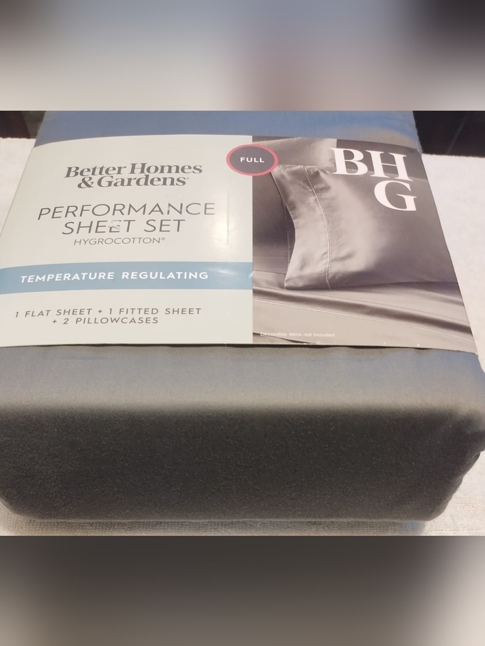 Better Homes And Gardens Performance Sheet Set in Gray
